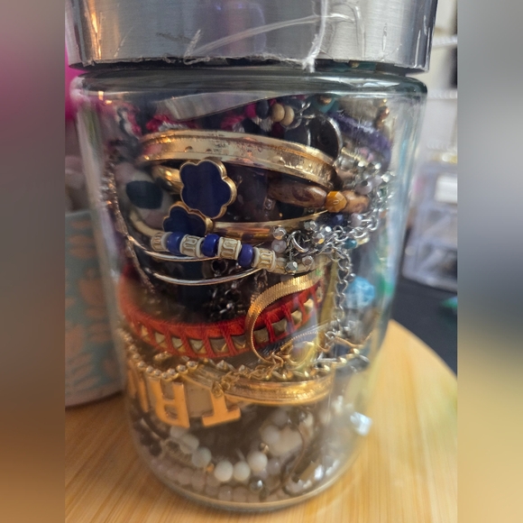 Mystery (Bracelets Only) Large Jewelry Glass Jar #26 - Picture 3 of 6